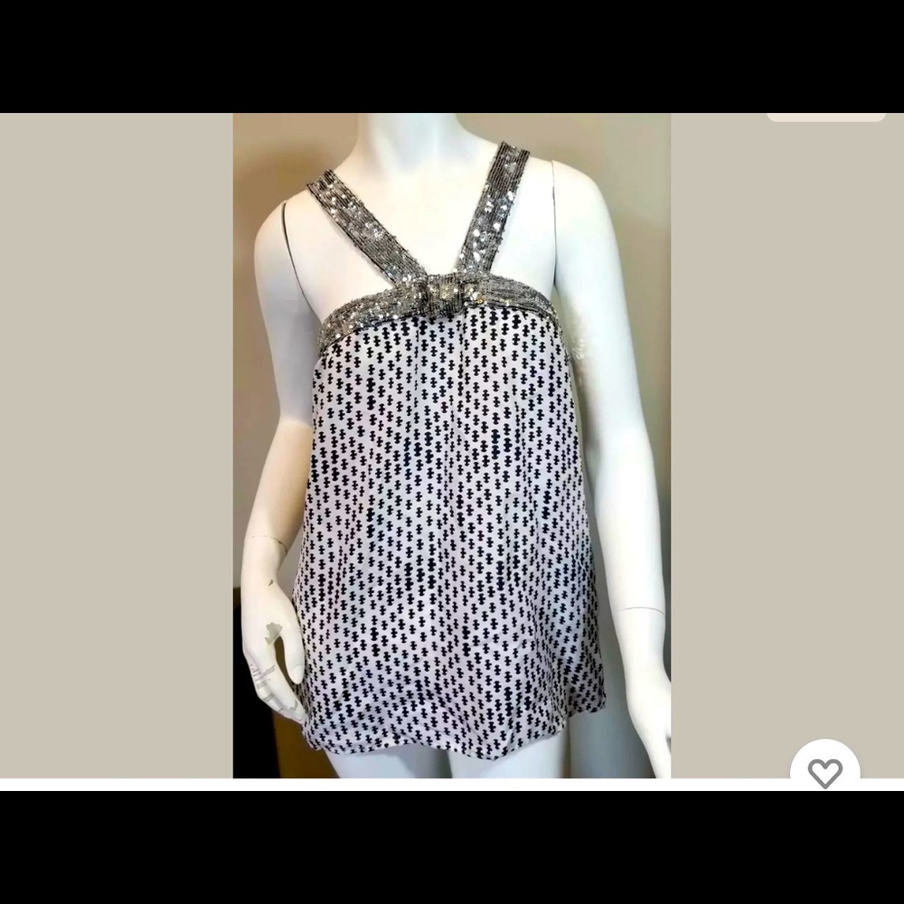 TORY BURCH Women's Silk Blouse tank cami Size 6